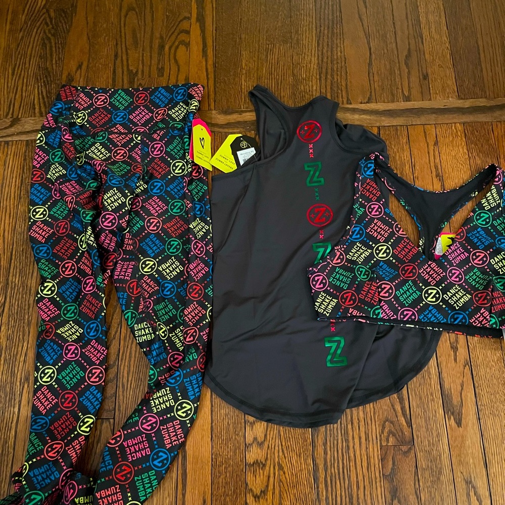 Brand New 3 piece Zumba Wear